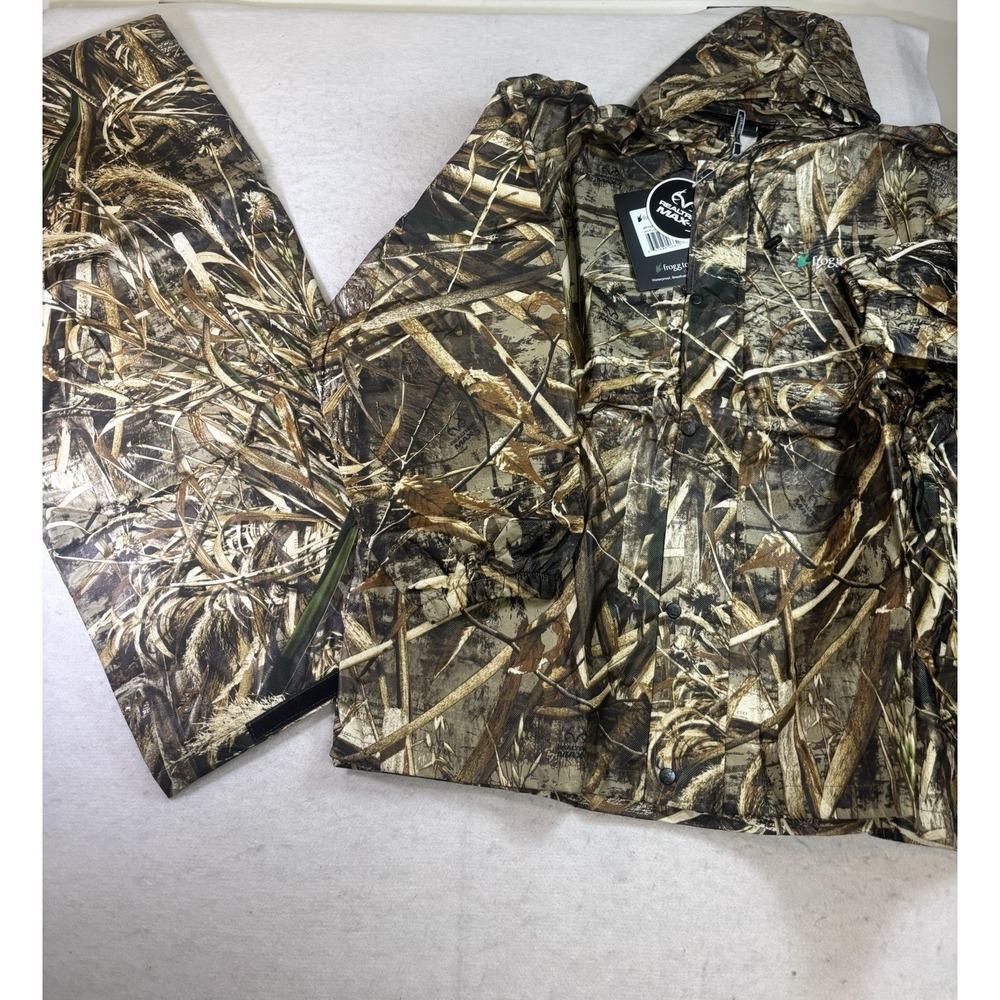 Frogg Toggs All Purpose Rain Suit Mens XXL Realtree Max-5 Camo Hunting NEW NWT